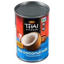 Thai Kitchen Unsweetened Lite Coconut Milk, 13.66 fl oz Pack of 12 