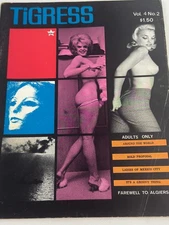 Vintage 1967 Tigress Pin Up Mens Magazine