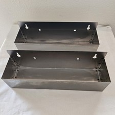 2 Pieces 15 Inch Single Speed Rail Stainless Steel Liquor Bottle Holder Wall Mou