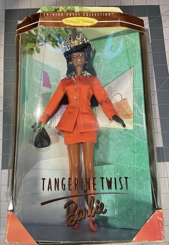 Vintage 1997 Tangerine Twist Barbie Fashion Saavy Collection