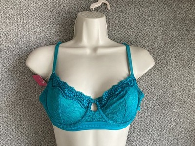 Brandneu mit Etikett M&S Boutique Damen hell aquamarin Balconette Bügel BH Größe 34A