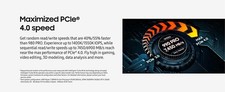 M2 2280 PCIe 4.0 solid-state drive high-speed storage device 1080P RO NVME 7