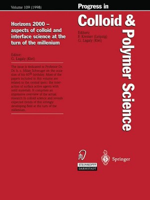 Gerhard Lagaly | Horizons 2000 - aspects of colloid and interface science at...
