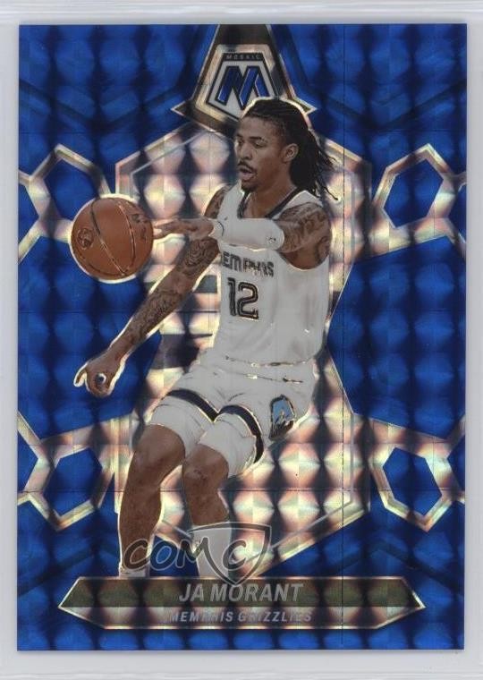 2023-24 Panini Mosaic Blue Mosaic Prizm 13/199 Ja Morant #127 1u6