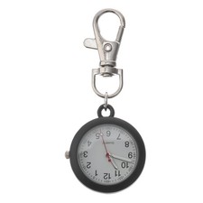 Clip On Pocket Watch: 1pc Nurses Watches for Women Clip Pockets Watches Black