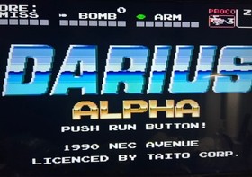 Novelty Pc Engine S Tware Darius Alpha