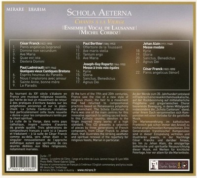 Various: Ensemble Vocal de Lausanne - Schola aeterna (Chants a la Vierge) -   -