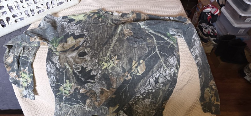Mossy Oak Long Sleeve Shirt XL Camo