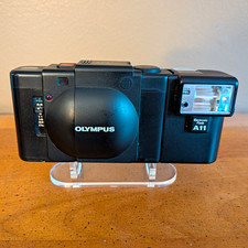 Olympus XA Black Rangefinder 35mm Film Camera w/ A11 Electronic Flash