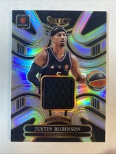 JUSTIN ROBINSON 2025-26 Panini Select EuroLeague Jersey Patch /125