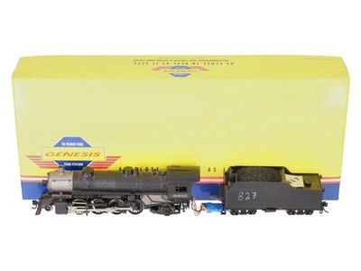 Athearn G9001 HO Scale H&VC USRA 2-8-2 Mikado Steam Locomotive & Tender - Custom