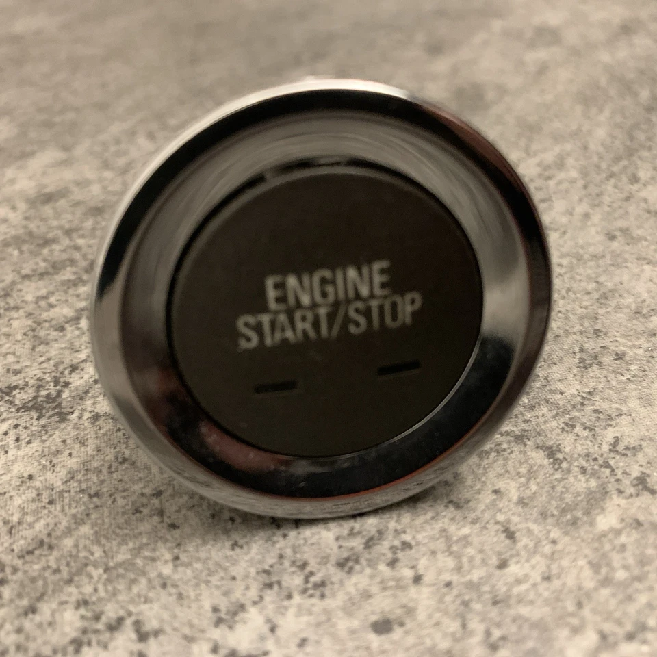 Cadillac SRX 2010-2016 botón de parada de arranque del motor interruptor botón de encendido OEM 7L5 Foto 2 de 4