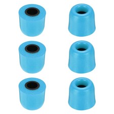 6Pcs Memory Foam Earbud Tips 4.5mm/0.18" Medium Ear Bud Tips, Blue