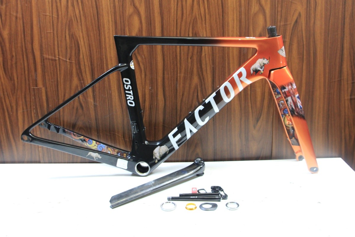 美品 FACTOR OSTRO VAM フレームセット サイズ49 Factor Ostro V.A.M 2.0 Rhinoceros Chris Froome 2023 Size 49