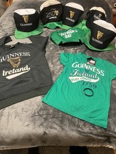 Guinness St. Patrick's Day Hat Pack 5 Stag Party Hats Tshirt and Sweatshirt Set
