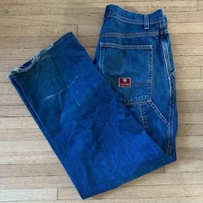Vintage Tommy Hilfiger Jeans Carpenter Red Label Hip Hop Baggie  Mens Size 33 
