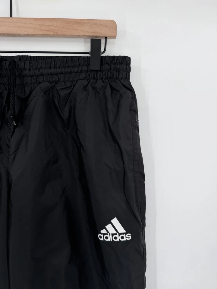 Pantalón de chándal vintage Adidas para hombre pierna media ancha tobillo cremallera holgado Y2K ropa de calle Foto 3 de 4