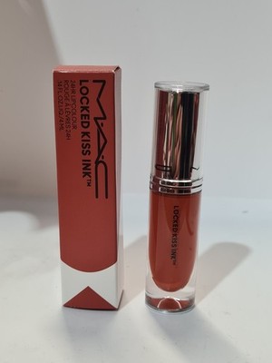MAC Locked Kiss Ink 24HR Lip Colour Liquid Lipstick Shade 92 Brazen, 4ml
