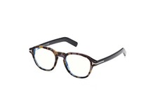 New Authentic Tom Ford FT5821-B/V 056 Round Eyeglasses