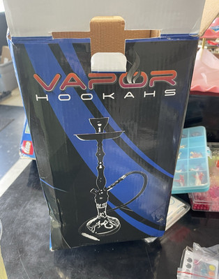 Vapor Hookahs Hookah Set Blue w/ Box, Accessories & Setup Instructions