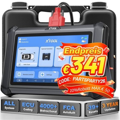 XTOOL D7S Auto Fehler Auslesen Profi OBD2 Diagnosegerät Alle System ECU Codierun
