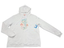 Columbia Womens Plus Size Slack Water Hooded Sweatshirt White Sz XXL/2TG,NWT