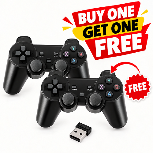 Wireless 2.4G Gamepad Controller USB Joystick for PC Android TV Game ...
