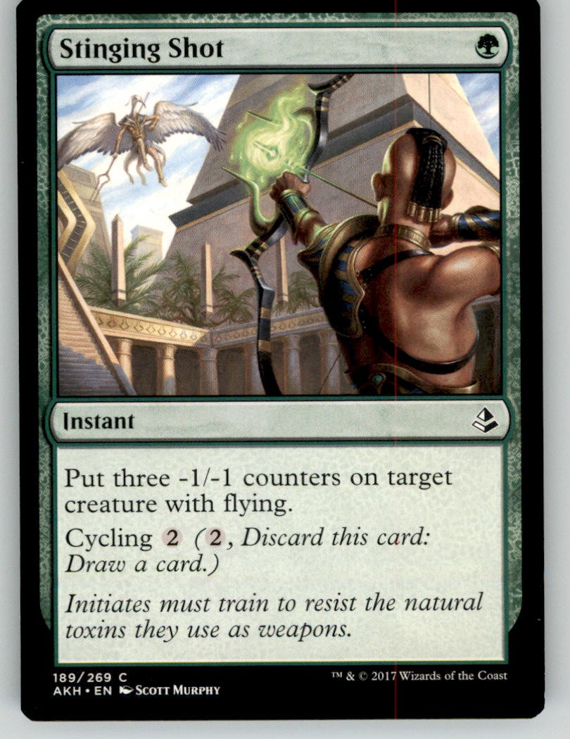 Stinging Shot 189 Common Amonkhet Magic: The Gathering Near Mint