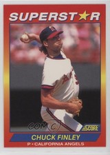 1992 Score 100 Hottest Players Box Set Chuck Finley #6 10ou
