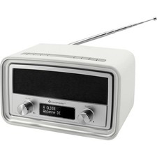 soundmaster UR190WE Tischradio DAB+, UKW DAB+, UKW Weiß