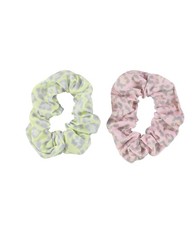 American Eagle Womens Leopard 2-Pack Hair Scrunchie, Multicoloured