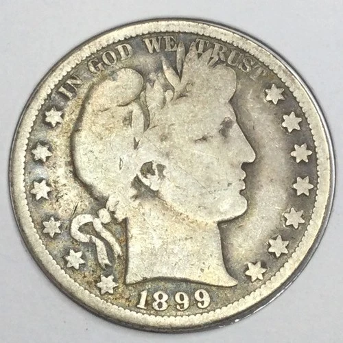 1899-O Barber Half Dollar in very good