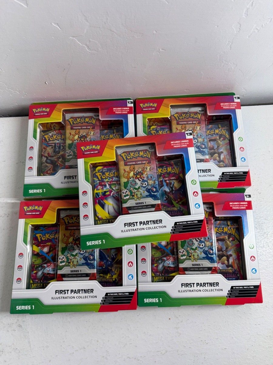 Pokémon TCG First Partner Illustration Collection Box Series 1