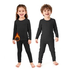 Boys Thermal Underwear Set - Thermals Top and Bottom Winter Warm Long Johns 4...