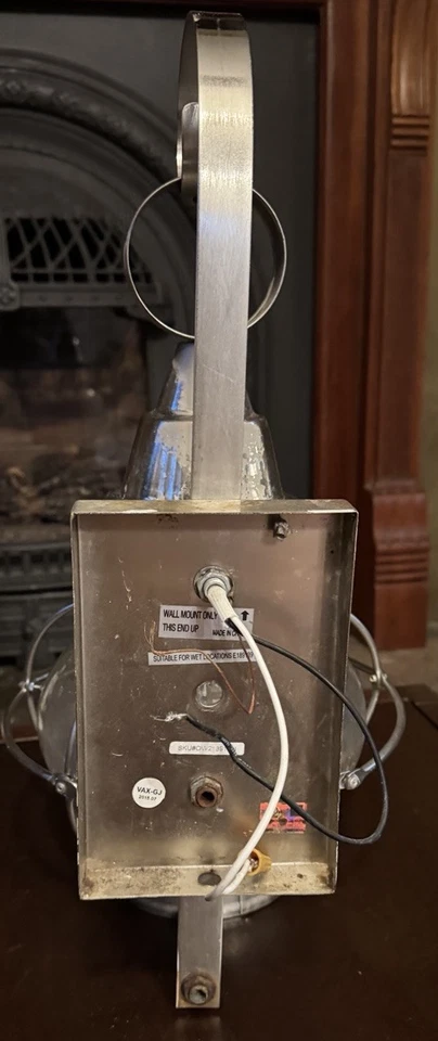 18'' X 10" Onion Lantern- Seeded Glass - Brushed Nickel - Image 3 of 4