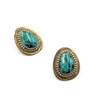 Southwest Sterling Turquoise Black Onyx Stud Dangle Earrings Lot of 5 #S5322-3 — photo 3