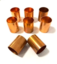 8 Pcs Nibco 2" x 2" Copper Couplings