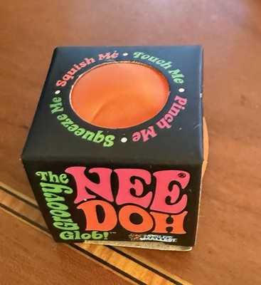 Nee Doh Worlds Smallest Toys  Orange RARE New The Groovy Glob