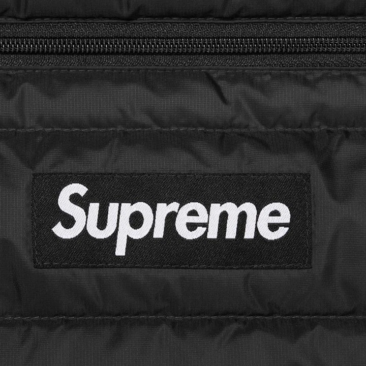 Supreme Micro Down Half Zip Hooded Pullover Black - Image 3 of 3