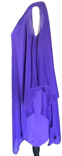 BNWT Tiana B Pullover style sleeveless Summer Dress Purple US size 14 UK 18 - Picture 2 of 4
