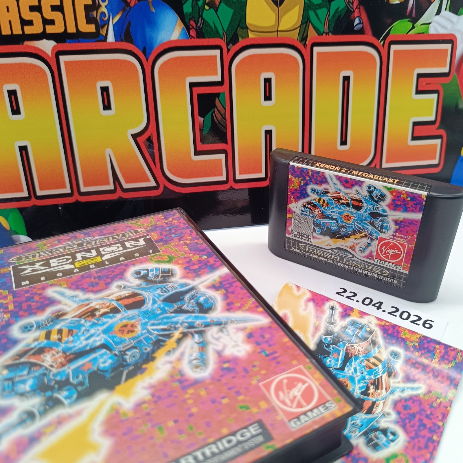 SEGA MEGADRIVE - XENON 2 : MEGABLAST (complet)