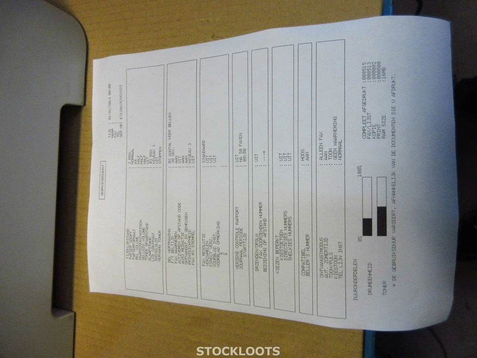 Brother FAX-2840 A4 Mono Laser Fax Machine LCD Screen 8513 PRINTS / COPY OK - Bild 3 von 4