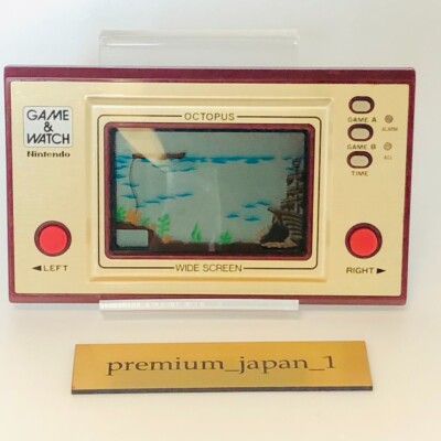 Nintendo Game & Watch Wide Screen Octopus Oc-22 Boxed MIJ 1981