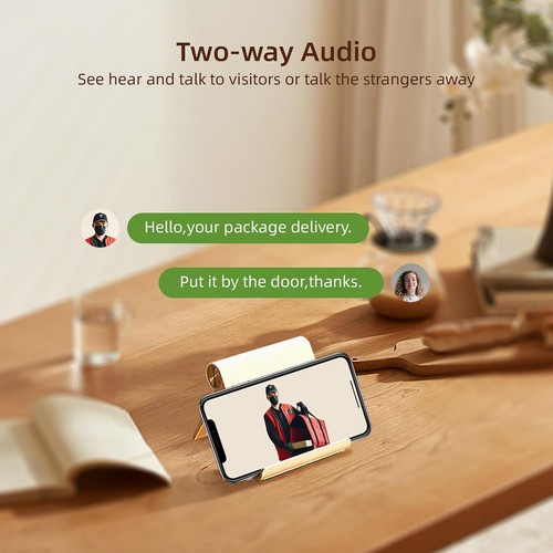 Wireless Security Smart WiFi Doorbell Intercom Video Camera Door Ring Bell Chime - Picture 7 of 16