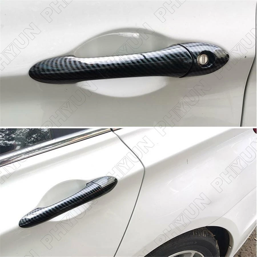 Cubiertas de manija de puerta embellecedores ABS nuevos accesorios para Hyundai Sonata 2011-2014 sedán Foto 4 de 4