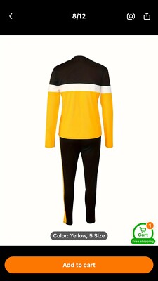 New Yellow Asymmetric Stripe Color Block Set. Cut Different Asymmetric Skirt Set - Yellow | Fashion Nova main image 4