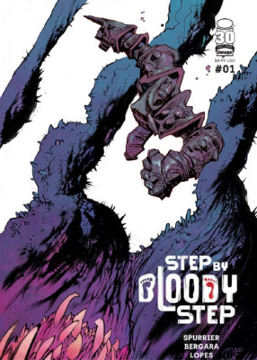 STEP BY BLOODY STEP #1 HARREN  (1:25 INCENTIVE)  IMAGE  COMICS 2022  STOCK IMG  