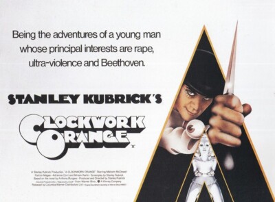 A Clockwork Orange - Miniature Film Poster/Book Clipping