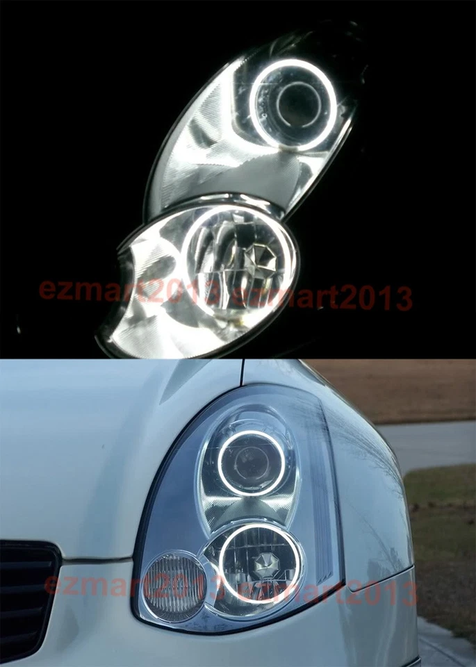 Anillo halo LED algodón Switchback para INFINITI G35 cupé 2006 2007 faro DRL Foto 2 de 4