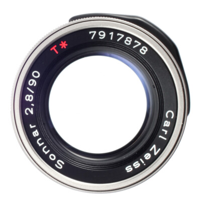 CONTAX CARL ZEISS SONNAR T* 90mm F2.8 LENS G MOUNT 4 G1 G2 #2